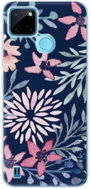 iSaprio Leaves on Blue for Realme C21Y / C25Y - Phone Cover