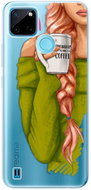iSaprio My Coffe and Redhead Girl pro Realme C21Y / C25Y - Phone Cover