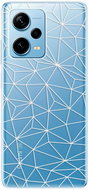 iSaprio Abstract Triangles 03 pro white pro Xiaomi Redmi Note 12 Pro 5G / Poco X5 Pro 5G - Phone Cover