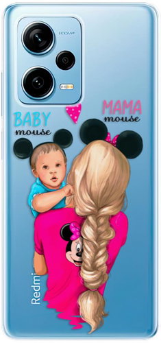 iSaprio Mama Mouse Blonde and Boy pro Xiaomi Redmi Note 12 Pro 5G / Poco X5 Pro 5G - Phone Cover - Main image