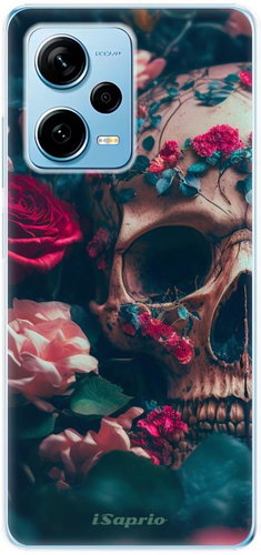 iSaprio Skull in Roses pro Xiaomi Redmi Note 12 Pro 5G / Poco X5 Pro 5G - Phone Cover - Main image