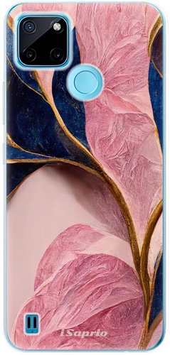 iSaprio Pink Blue Leaves pro Realme C21Y / C25Y - Phone Cover - Main image