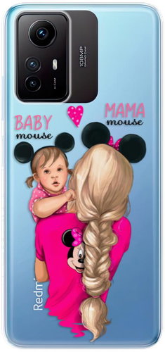 iSaprio Mama Mouse Blond and Girl pro Xiaomi Redmi Note 12S - Phone Cover - Main image