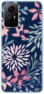 iSaprio Leaves on Blue pro Xiaomi Redmi Note 12S - Phone Cover