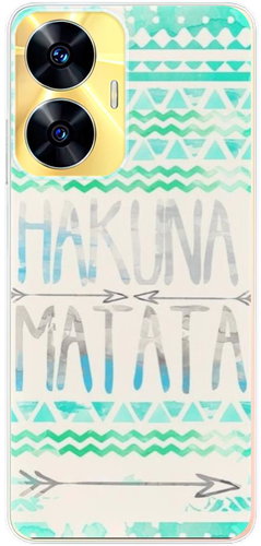iSaprio Hakuna Matata Green pro Realme C55 - Phone Cover - Main image