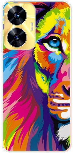 iSaprio Rainbow Lion pro Realme C55 - Phone Cover - Main image
