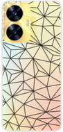 iSaprio Abstract Triangles 03 pro black pro Realme C55 - Phone Cover