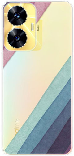 iSaprio Glitter Stripes 01 pro Realme C55 - Phone Cover - Main image