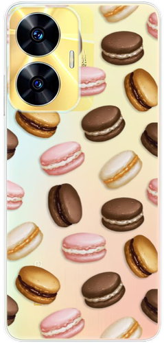 iSaprio Macaron Pattern pro Realme C55 - Phone Cover - Main image