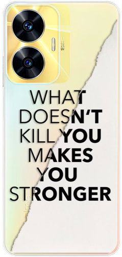 iSaprio Makes You Stronger pro Realme C55 - Phone Cover - Main image