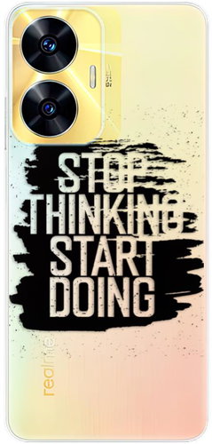 iSaprio Start Doing pro black pro Realme C55 - Phone Cover - Main image
