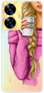 iSaprio My Coffe and Blond Girl pro Realme C55 - Phone Cover
