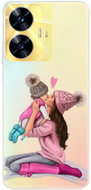 iSaprio Kissing Mom pro Brunette and Girl pro Realme C55 - Phone Cover