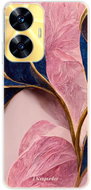 iSaprio Pink Blue Leaves pro Realme C55 - Phone Cover