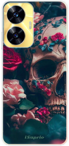 iSaprio Skull in Roses pro Realme C55 - Phone Cover - Main image