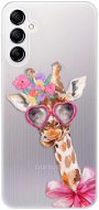 iSaprio Lady Giraffe pro Samsung Galaxy A14 / A14 5G - Phone Cover