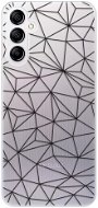 iSaprio Abstract Triangles 03 pro black pro Samsung Galaxy A14 / A14 5G - Phone Cover