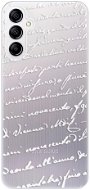 iSaprio Handwriting 01 pro white pro Samsung Galaxy A14 / A14 5G - Phone Cover