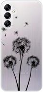 iSaprio Three Dandelions pro black pro Samsung Galaxy A14 / A14 5G - Phone Cover