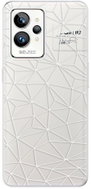 iSaprio Abstract Triangles 03 pro white pro Realme GT 2 Pro - Phone Cover