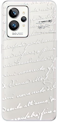 iSaprio Handwriting 01 pro white pro Realme GT 2 Pro - Phone Cover - Main image