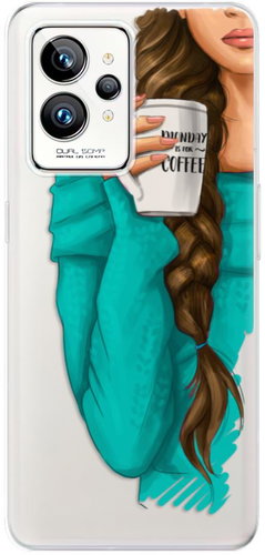 iSaprio My Coffe and Brunette Girl pro Realme GT 2 Pro - Phone Cover - Main image