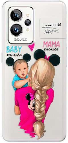 iSaprio Mama Mouse Blonde and Boy pro Realme GT 2 Pro - Phone Cover - Main image