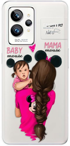 iSaprio Mama Mouse Brunette and Girl pro Realme GT 2 Pro - Phone Cover - Main image