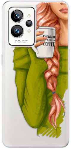iSaprio My Coffe and Redhead Girl pro Realme GT 2 Pro - Phone Cover - Main image