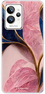 iSaprio Pink Blue Leaves pro Realme GT 2 Pro - Phone Cover