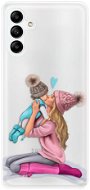 iSaprio Kissing Mom pro Blond and Boy na Samsung Galaxy A04s - Kryt na mobil