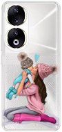 iSaprio Kissing Mom pro Brunette and Boy pro Honor 90 5G - Phone Cover