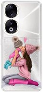 iSaprio Kissing Mom pro Brunette and Girl pro Honor 90 5G - Phone Cover