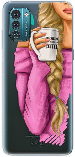 iSaprio My Coffe and Blond Girl pro Nokia G11 / G21 - Phone Cover - Main image