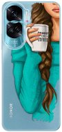 iSaprio My Coffe and Brunette Girl pro Honor 90 Lite 5G - Phone Cover