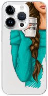 iSaprio My Coffe and Brunette Girl pro iPhone 15 Pro - Phone Cover