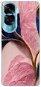 iSaprio Pink Blue Leaves pro Honor 90 Lite 5G - Phone Cover