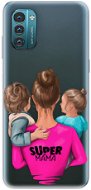 iSaprio Super Mama pro Boy and Girl pro Nokia G11 / G21 - Phone Cover