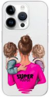 iSaprio Super Mama pro Two Boys pro iPhone 15 Pro - Phone Cover
