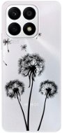 iSaprio Three Dandelions pro black pro Honor X8a - Phone Cover