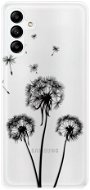 iSaprio Three Dandelions pro black pro Samsung Galaxy A04s - Phone Cover