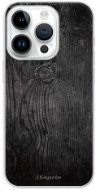 iSaprio Black Wood 13 pro iPhone 15 Pro - Phone Cover