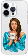 iSaprio Coffe Now pro Brunette pro iPhone 15 Pro - Phone Cover