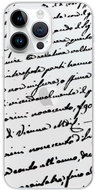 iSaprio Handwriting 01 pro black pro iPhone 15 Pro Max - Phone Cover