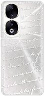 iSaprio Handwriting 01 pro white pro Honor 90 5G - Phone Cover