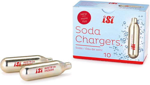 iSi Soda Bottles 8.4g CO2, 10pcs - Replacement Cartridge - Main image
