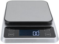 ISO Kuchyňská digitální váha do 10 kg / 1 g, stříbrná - Kitchen Scale