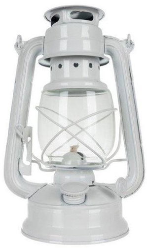 ISO 20693 Petrolejová lampa 24 cm bílá - Zahradní dekorace - Main image