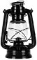 ISO 20683 Petrolejová lampa 24 cm černá - Zahradní dekorace
