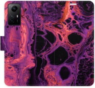 iSaprio flip pouzdro Abstract Dark 02 pro Xiaomi Redmi Note 12S - Phone Cover